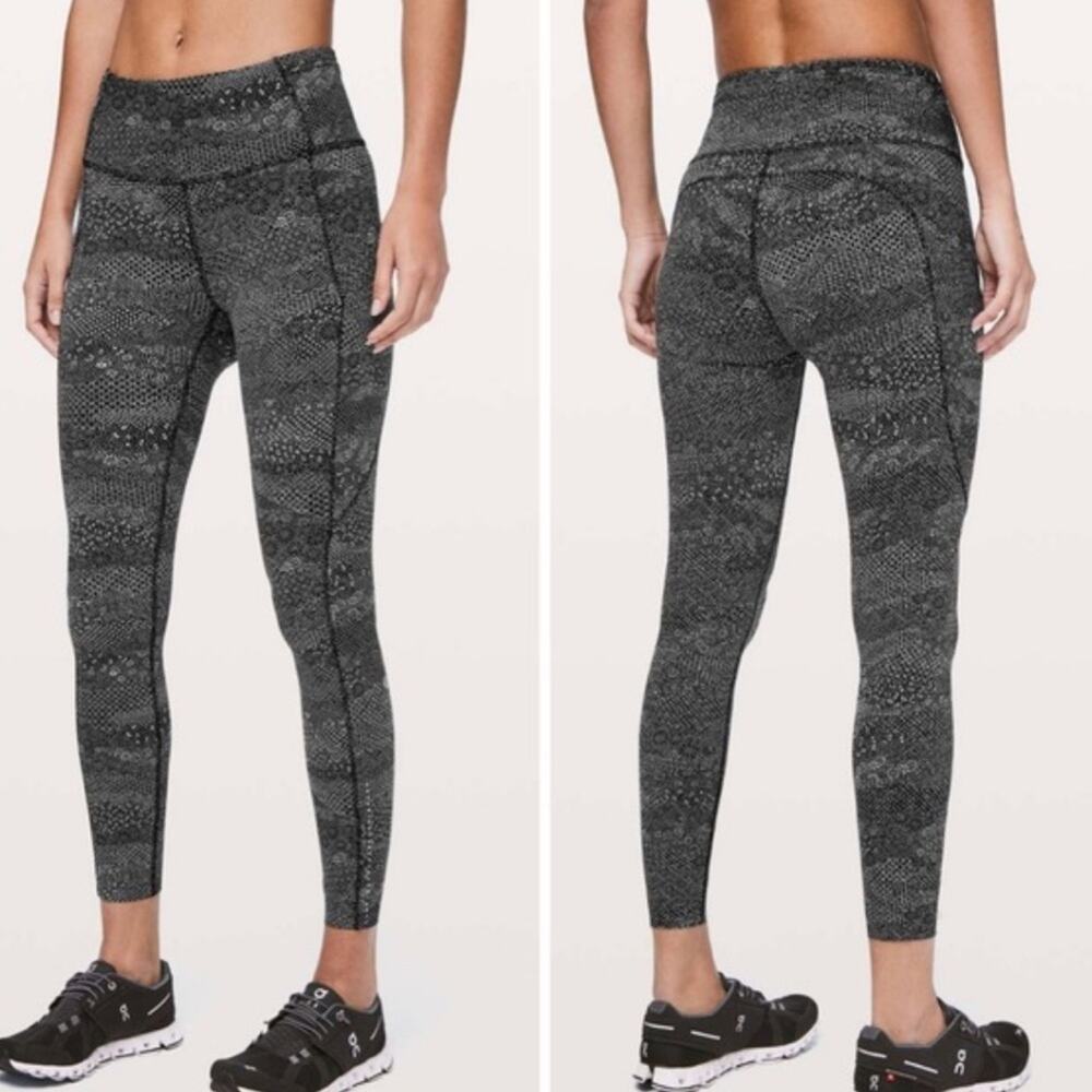 Lululemon Fast & Free 7/8 Tight II Nulux 25” Size 6